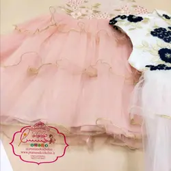 پیراهن دخترانه دانتل مجلسی(دامن سه طبقه) - پرنسس کوچولو