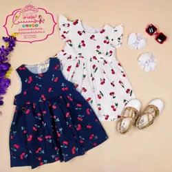 پیراهن کتان آستر کشی شده(طرح‌آلبالو)