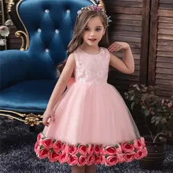 پیراهن دلبر گل برجسته مجلسی - پرنسس کوچولو