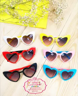 عینک قلبی دو رنگ