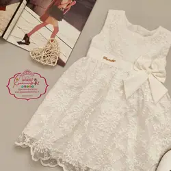 پیراهن گیپور خامه دوزی سفید