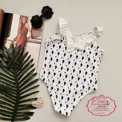 مایو کاکتوس سفید مشکی - پرنسس کوچولو