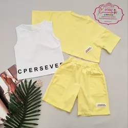 سه تکه کراپ و تاپ و شلوارک