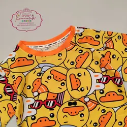 تیشرت کراپ زرد جوجه