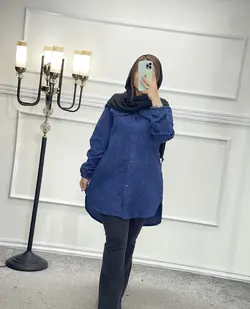 مانتو مخمل کبریتی کد 1401