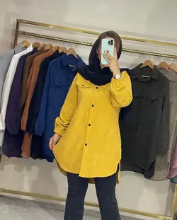 مانتو مخمل کبریتی کد 1401