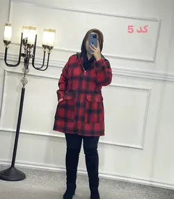 پالتو پشمی موهر دار کد 1405 · پوشاک شفق