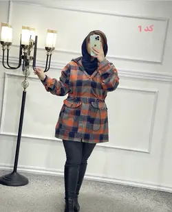 پالتو پشمی موهر دار کد 1405 · پوشاک شفق