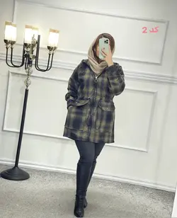 پالتو پشمی موهر دار کد 1405 · پوشاک شفق