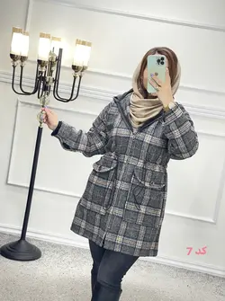 پالتو پشمی موهر دار کد 1405 · پوشاک شفق