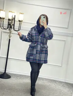 پالتو پشمی موهر دار کد 1405 · پوشاک شفق