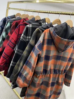 پالتو پشمی موهر دار کد 1405 · پوشاک شفق