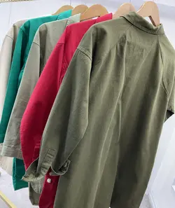 مانتو شومیزی بغل دکمه کد 1404