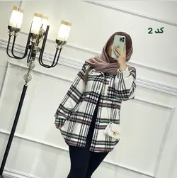 شکت چهارخونه پشمی کد 1413