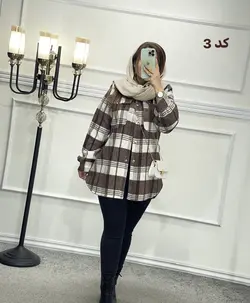 شکت چهارخونه پشمی کد 1413