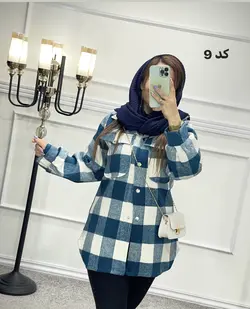 شکت چهارخونه پشمی کد 1413