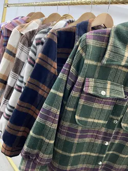 شکت چهارخونه پشمی کد 1413