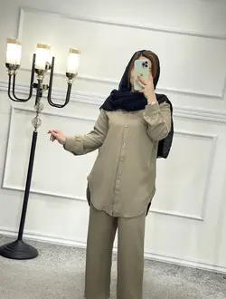 ست مانتو شلوار ابروبادی کد 1474