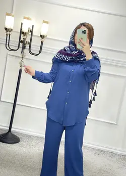 ست مانتو شلوار ابروبادی کد 1474