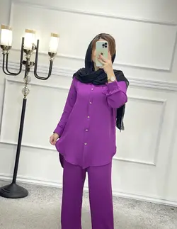 ست مانتو شلوار ابروبادی کد 1474