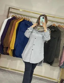 مانتو مخمل کبریتی کد 1348