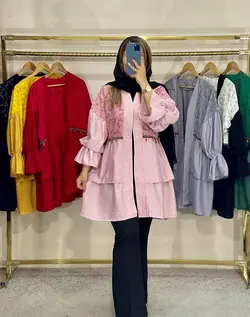 مانتو عروسکی دو دامنه کد 0107