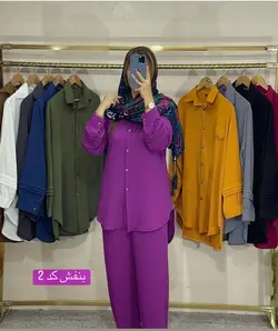 ست مانتو شلوار ابروبادی کد 0163