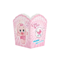 جعبه پاپ کرن تم تولد بی بی دختر