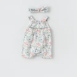 رامپر دخترانه با تل طرح تیفانی 13120