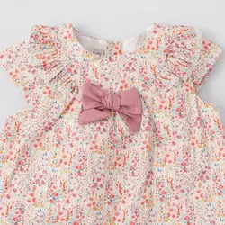 پیراهن و شلوارک دخترانه با تل طرح میگل 13156