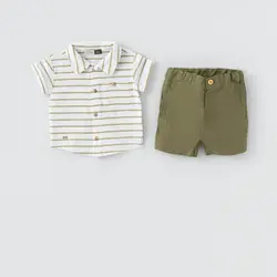 پیراهن و شلوارک پسرانه طرح کنگان 132362