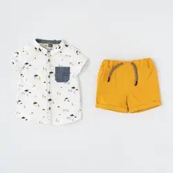 تیشرت و شلوارک پسرانه طرح آفریقا 132402