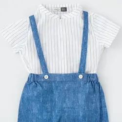 پیراهن شلوارک پسرانه طرح چیکو 13248