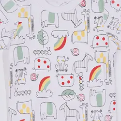 سه تیکه با دستمال گردن طرح میلو 5005