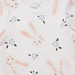 سه تیکه دخترانه با دستمال گردن طرح تی تی 5012