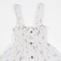 پیراهن و شلوارک دخترونه با تل طرح مانیسا 13123