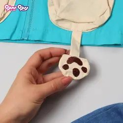 ست بلوز، شلوار و سوئیشرت کتان بند‌دار طرح Pink Floyd کد 2862