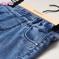 شلوار جین راسته طرح دایناسور کد 2820