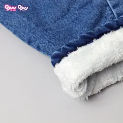 شلوار جین راسته طرح دایناسور کد 2820