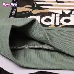 ست بلوز و شلوار دورس اسلش بند‌دار کلاه‌دار طرح adidas کد 2816