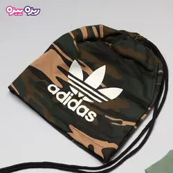 ست بلوز و شلوار دورس اسلش بند‌دار کلاه‌دار طرح adidas کد 2816