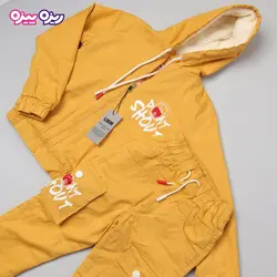 ست سوئیشرت و شلوار کتان بند‌دار طرح DONT SHOUT کد 2791