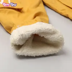 ست سوئیشرت و شلوار کتان بند‌دار طرح DONT SHOUT کد 2791