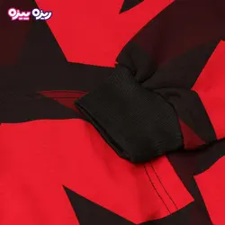 ست هودی و شلوار پلی استر لاکرا اسلش طرح چریکی کد 2789