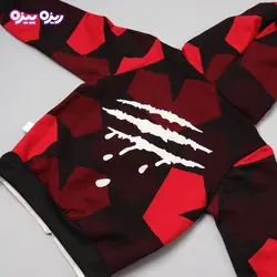 ست هودی و شلوار پلی استر لاکرا اسلش طرح چریکی کد 2789