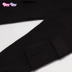 ست هودی و شلوار سوپر پنبه لاکرا دار اسلش بند‌دار طرح فضایی کد 2782