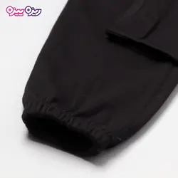 ست هودی و شلوار سوپر پنبه لاکرا دار اسلش بند‌دار طرح فضایی کد 2782