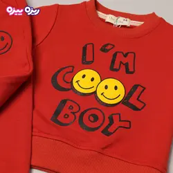 ست بلوز و شلوار سوپر پنبه لاکرا دار اسلش طرح IM COOL BOY کد 2724