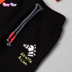 ست بلوز و شلوار دورس اسلش طرح WASHING TIME کد 2758