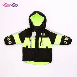 کاپشن برزنت گیپوردار هولوگرام‌دار طرح F18 OPENING کد 2683